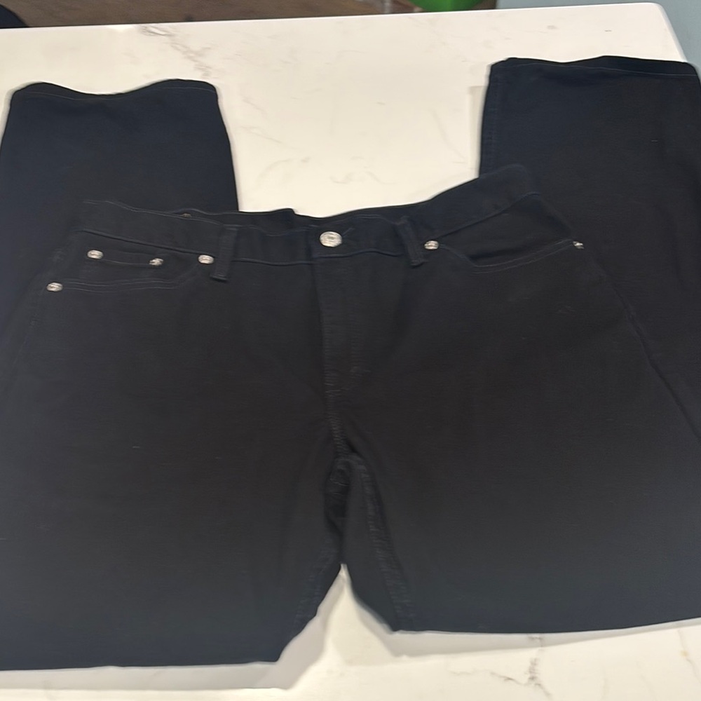 Levi's Black Lower Rise Loose Fit Jeans - Picture 3 of 8